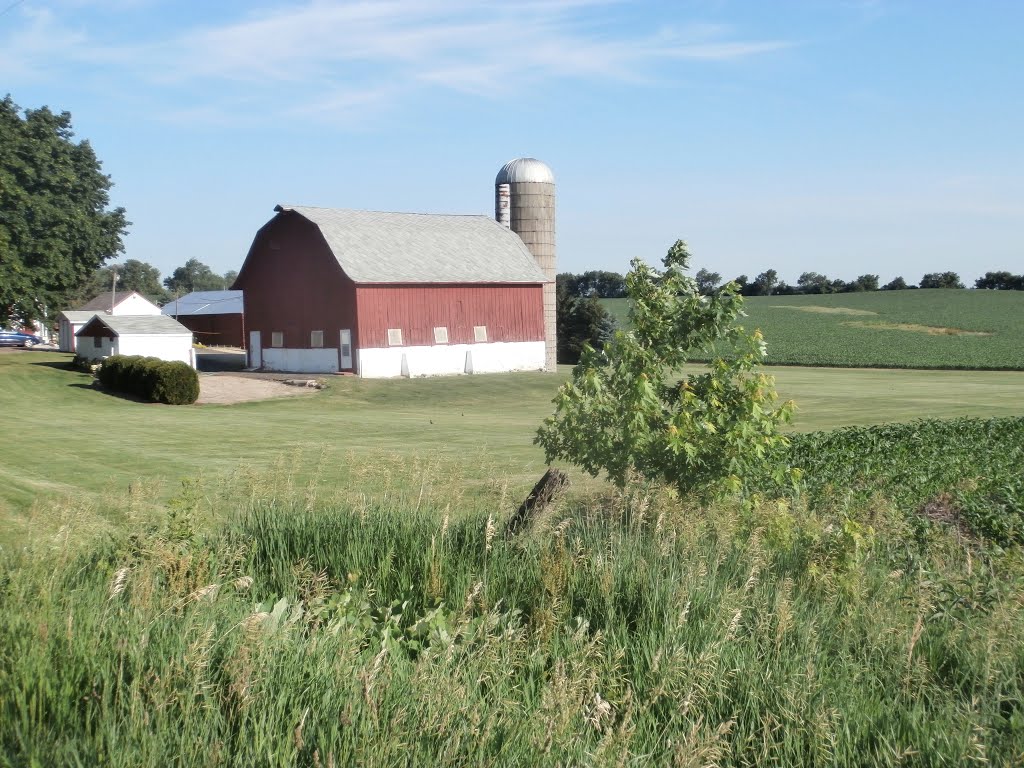 Farmland in southern Wisconsin, Олбани