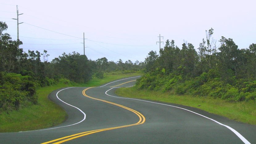 Hawaii winding road to Hilo, Ваилуку