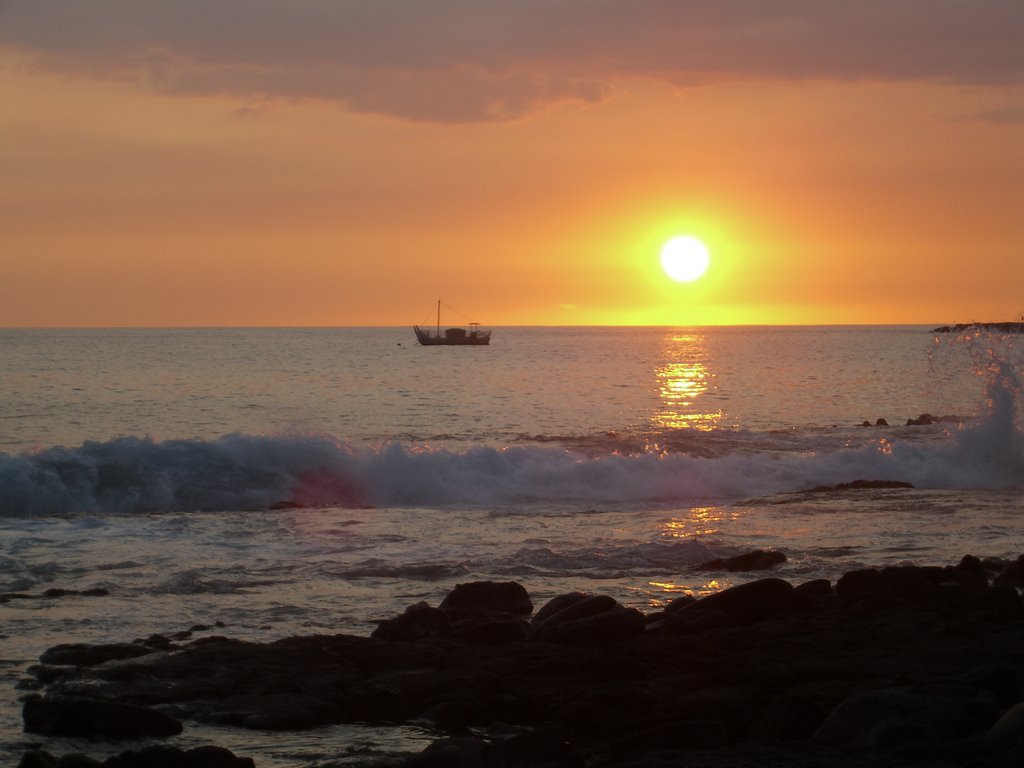 Sunset at Oneo Bay (Kailua-Kona), Каилуа