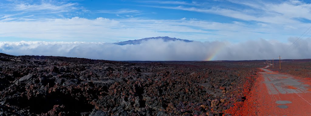 Hawaii - Mauna Loa - Mauna Kia - Roadside Rainbow 120 - nwicon.com, Лиху