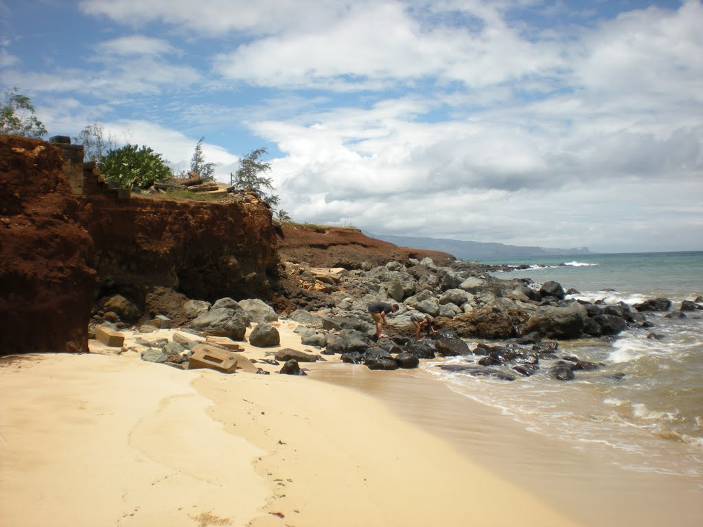 Coastal erosion, Paia, Паия