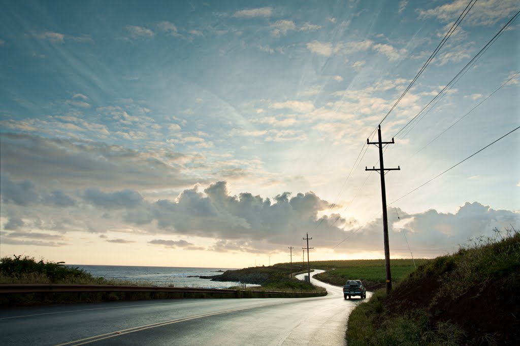 Hana Highway near Hookipa on the island of Maui, Hawaii, Паия