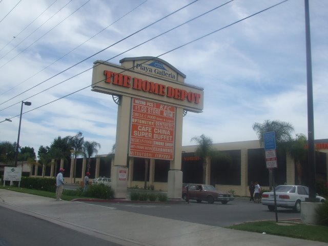 Playa Galleria Business Street Sign, Стантон