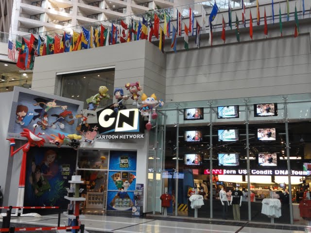 Cartoon Network no CNN Center em novembro de 2010., Атланта