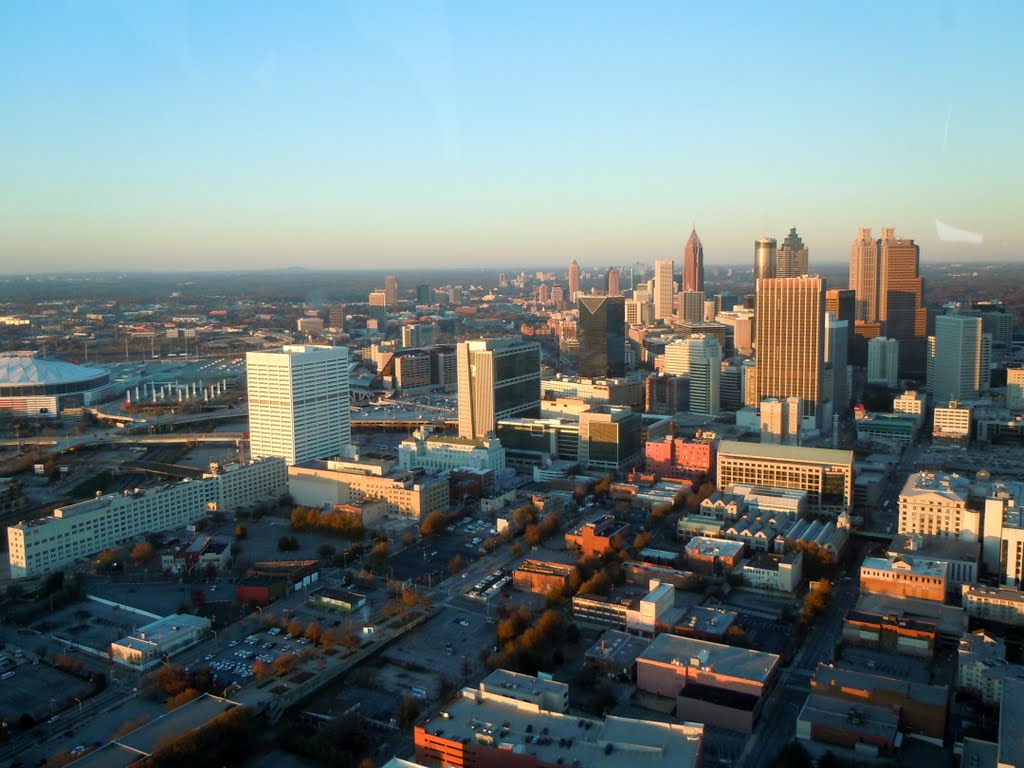 Downtown Atlanta (aerial), Атланта