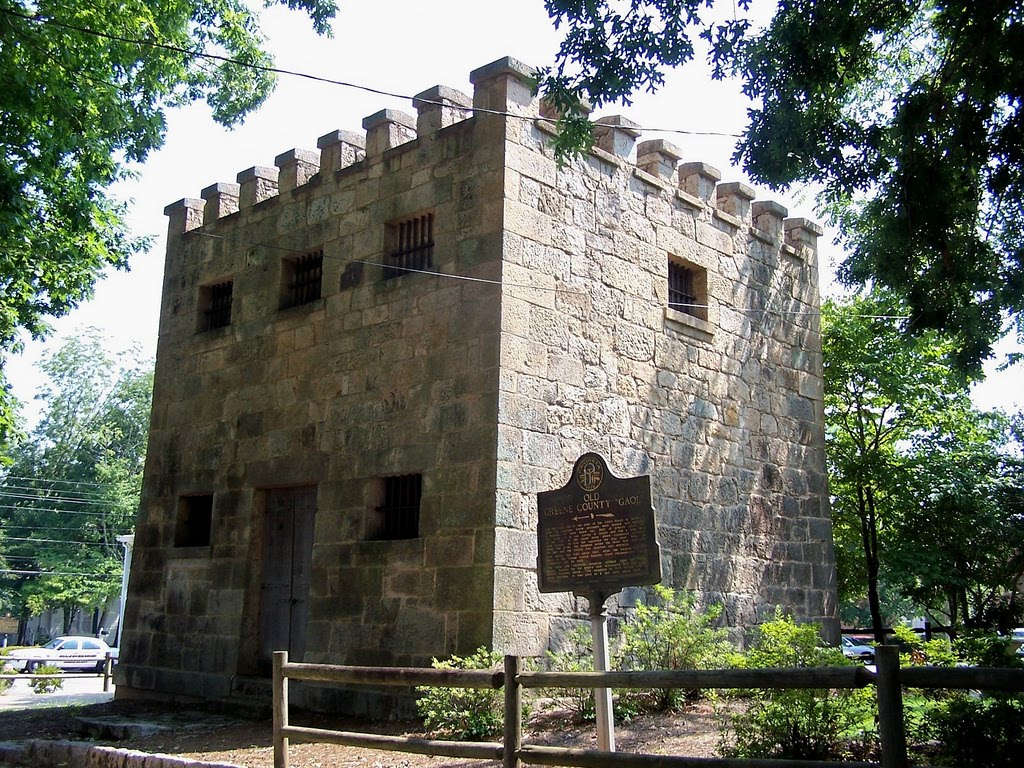 Old Greene County "Gaol", Greensboro, Georgia, Гринсборо