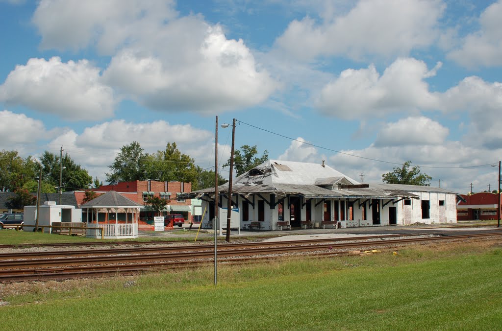Former Seaboard Coast Line Railroad Station at Jesup, GA, Джесап