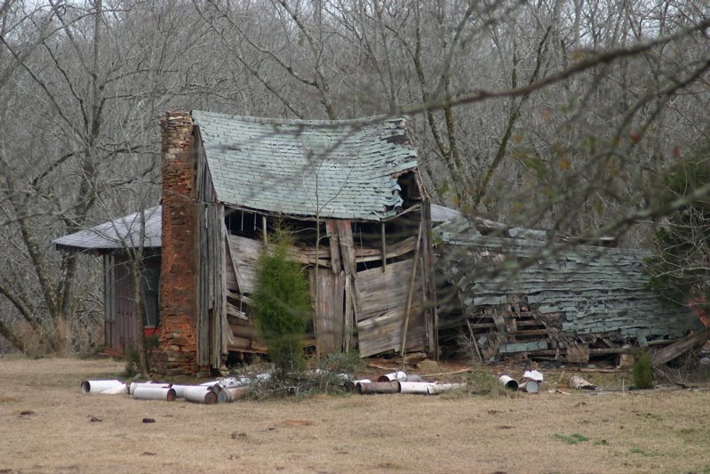 Old slave house., Друид Хиллс