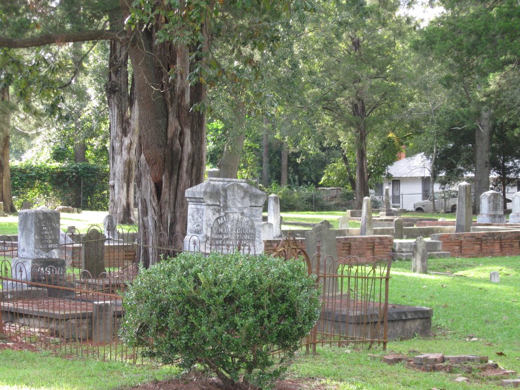 View of oldest public cemetery in Dublin, GA, Дублин