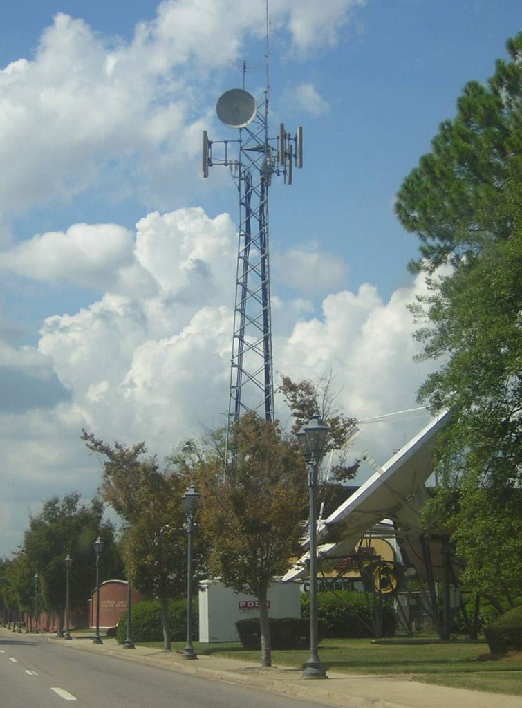 WJBF-TV Studio With Cell Tower, Огаста