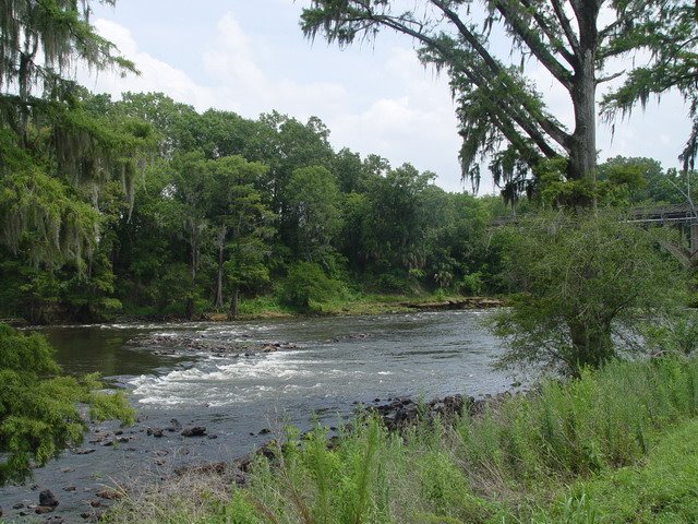 Flint River at Riverfront Park at Albany, GA, Олбани