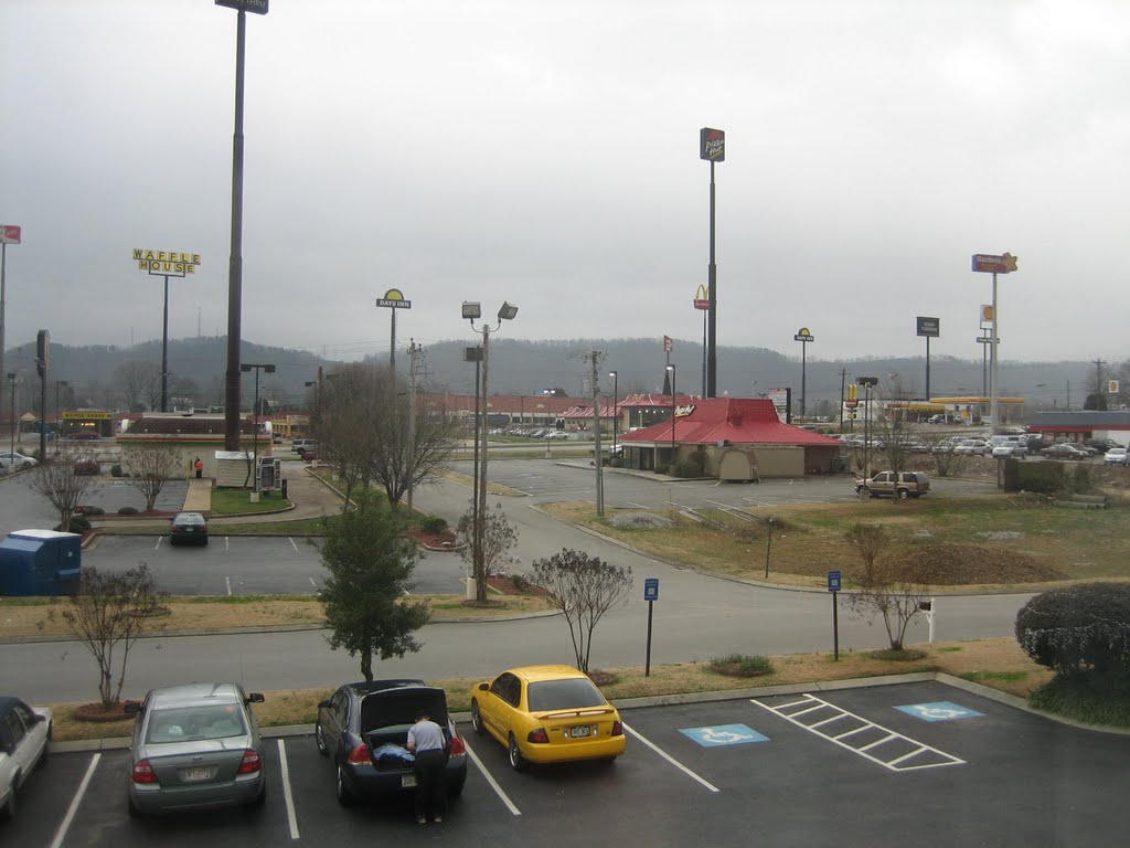 Panoramic view from Hotel Holydays Inn, Ringgold , Chattanoga, Tennessee, Рингголд