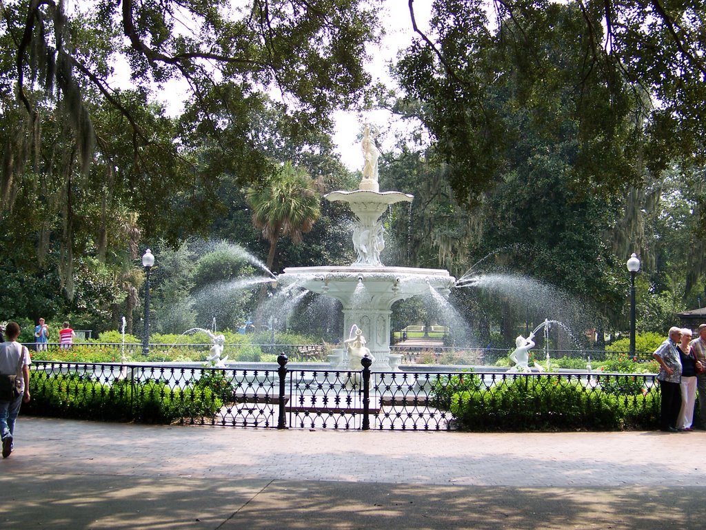 Forsyth Park Fountain, Саванна