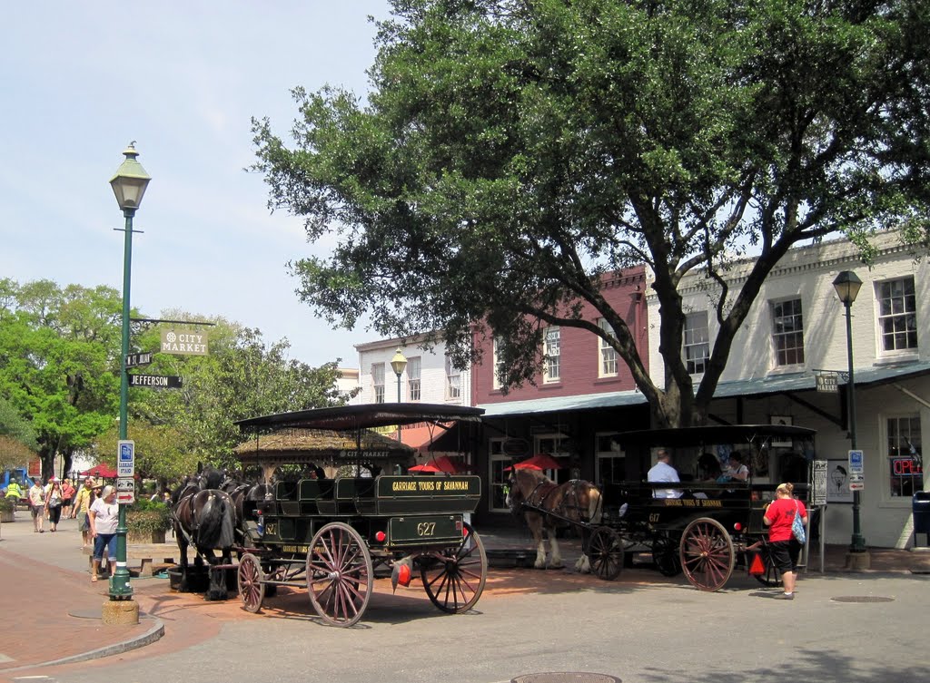 Old City Market - Savannah, Саванна