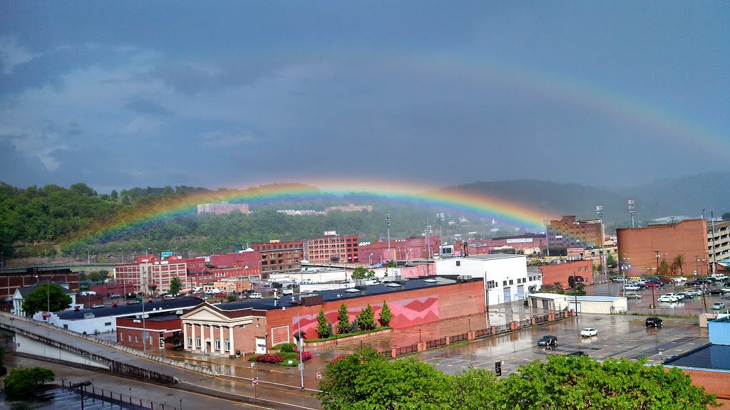 Double Rainbow over Charleston, WV, Чарльстон