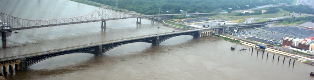 Bridges as Seen from the Arch, Сент-Луис