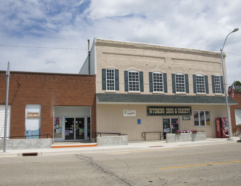 Wyoming Iowa Drug Store, Аледо