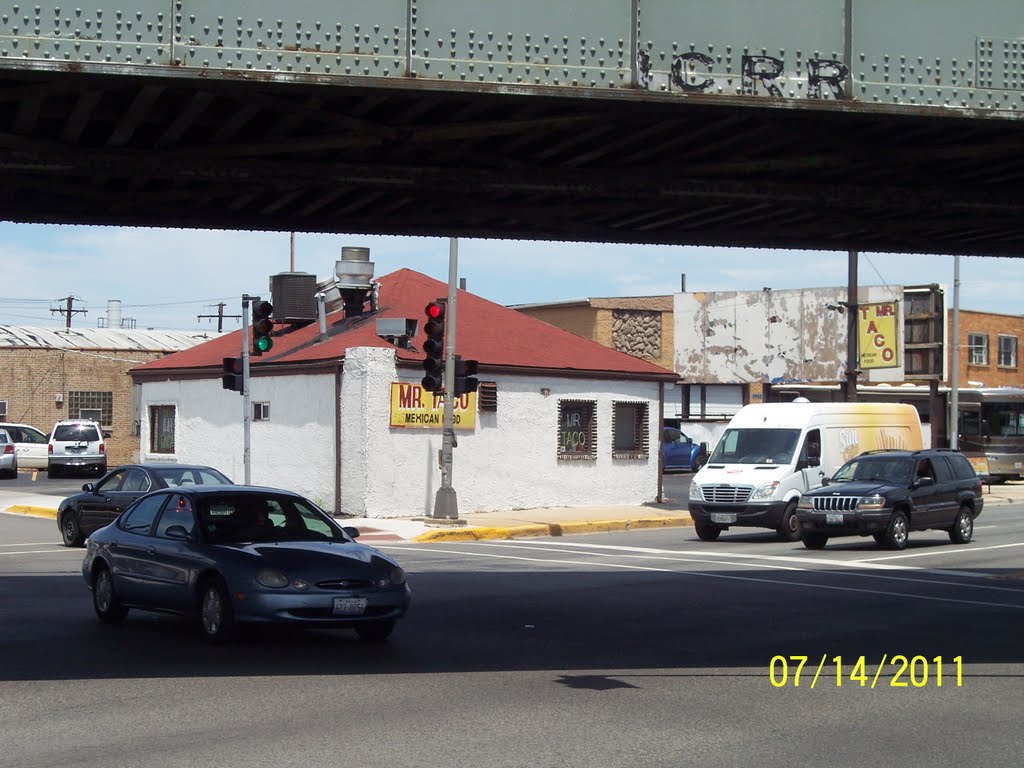 Mr. Taco & Austin Blvd. Underpass, Ogden/Route 66, Cicero, IL, Бервин