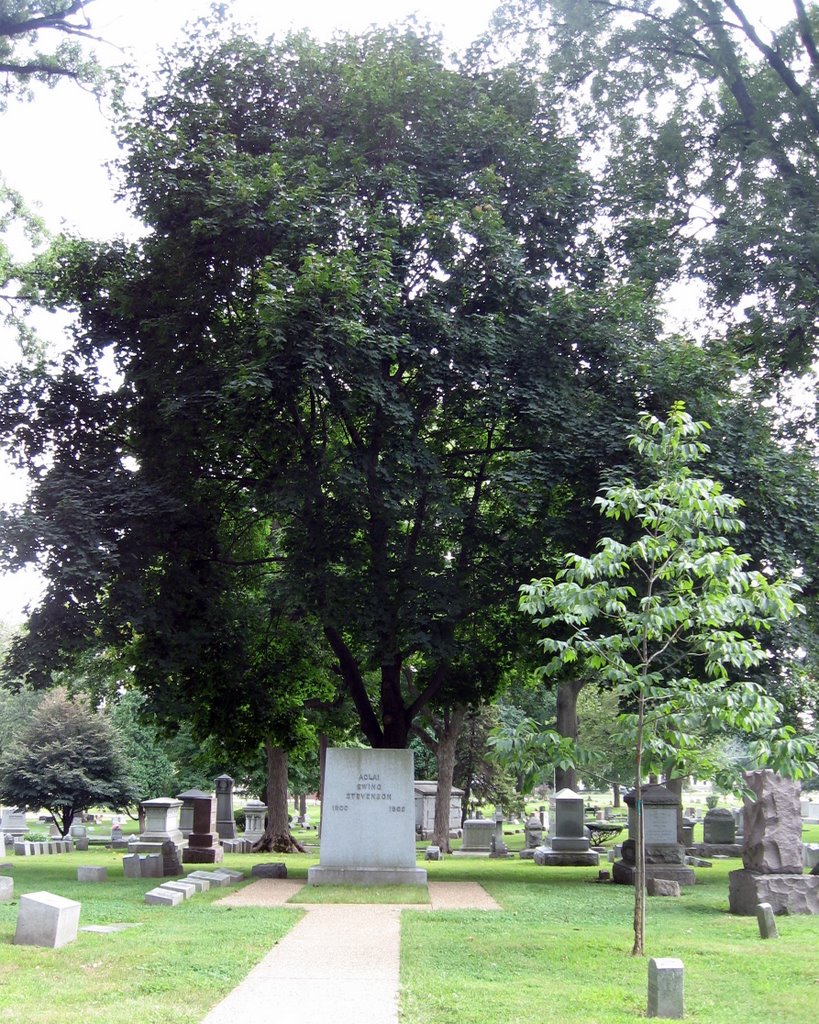 Adlai Stevensons grave, Блумингтон