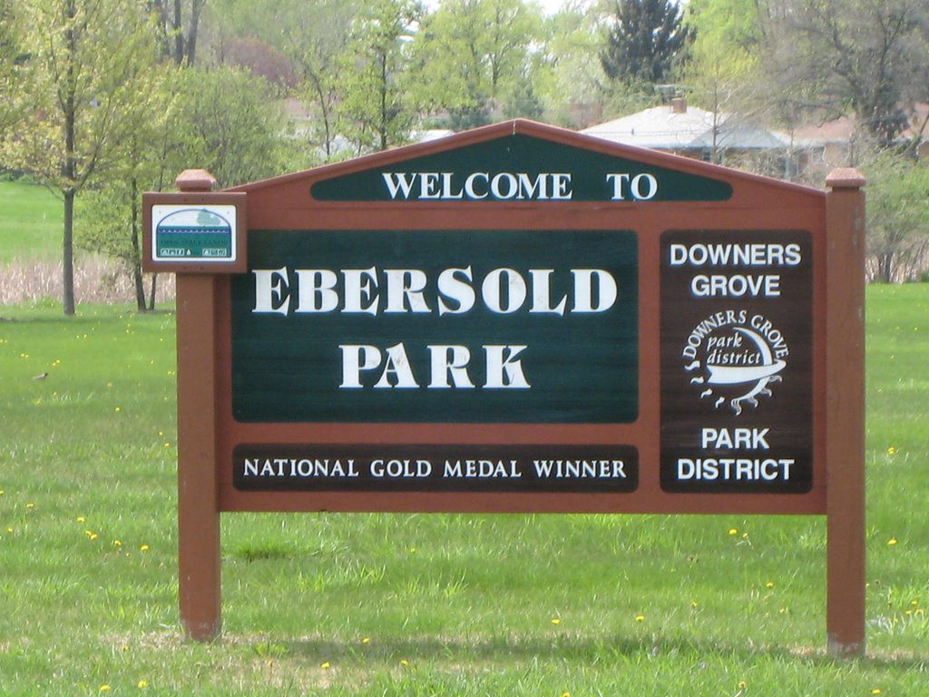 Ebersold Park Sign, Даунерс-Гров