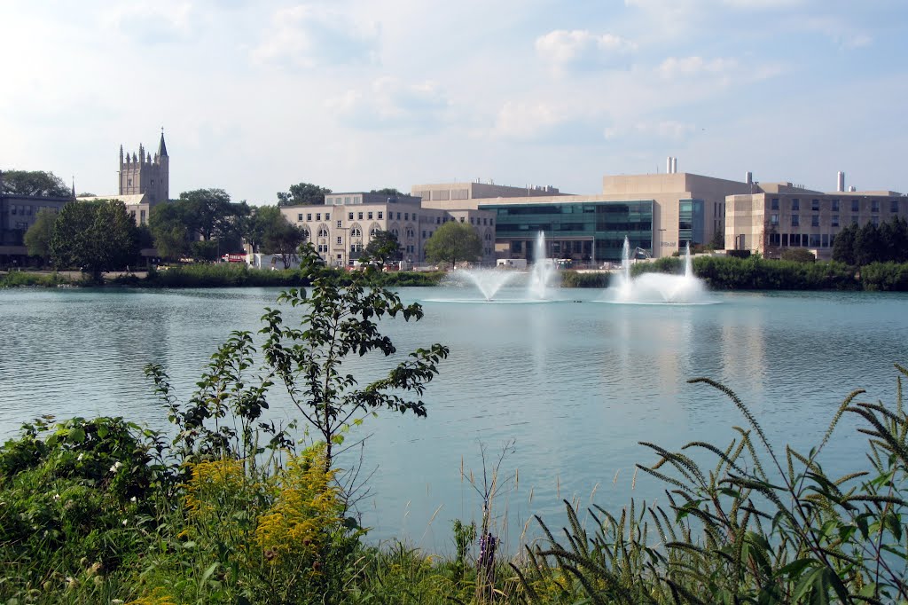 Fountain in Northwestern University, Еванстон