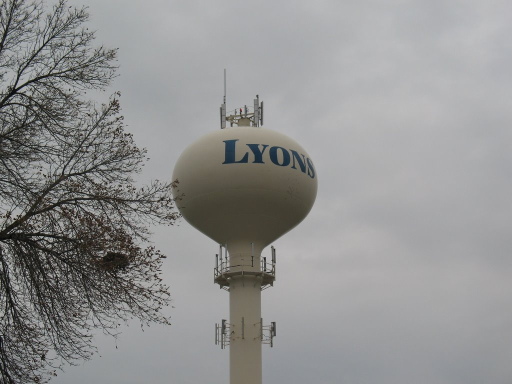 Lyons Water Tower, Риверсид