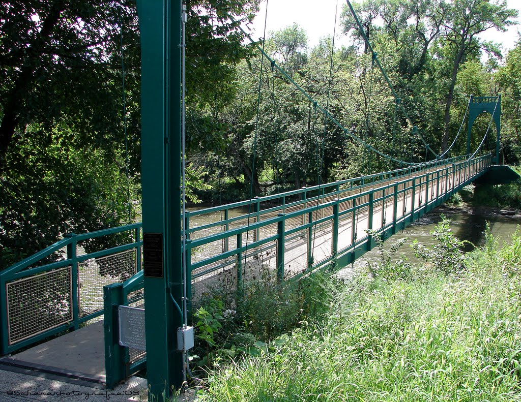 Swinging Bridge, Riverside, IL, Риверсид