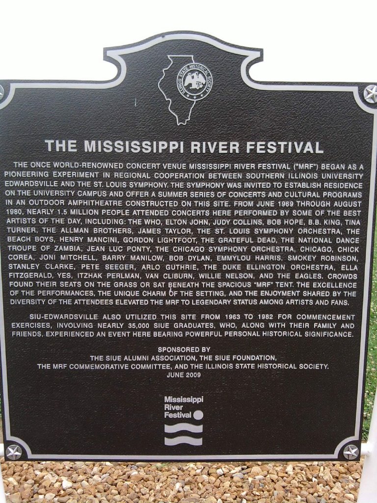 Former site of The Mississippi River Festival, Саут-Роксана