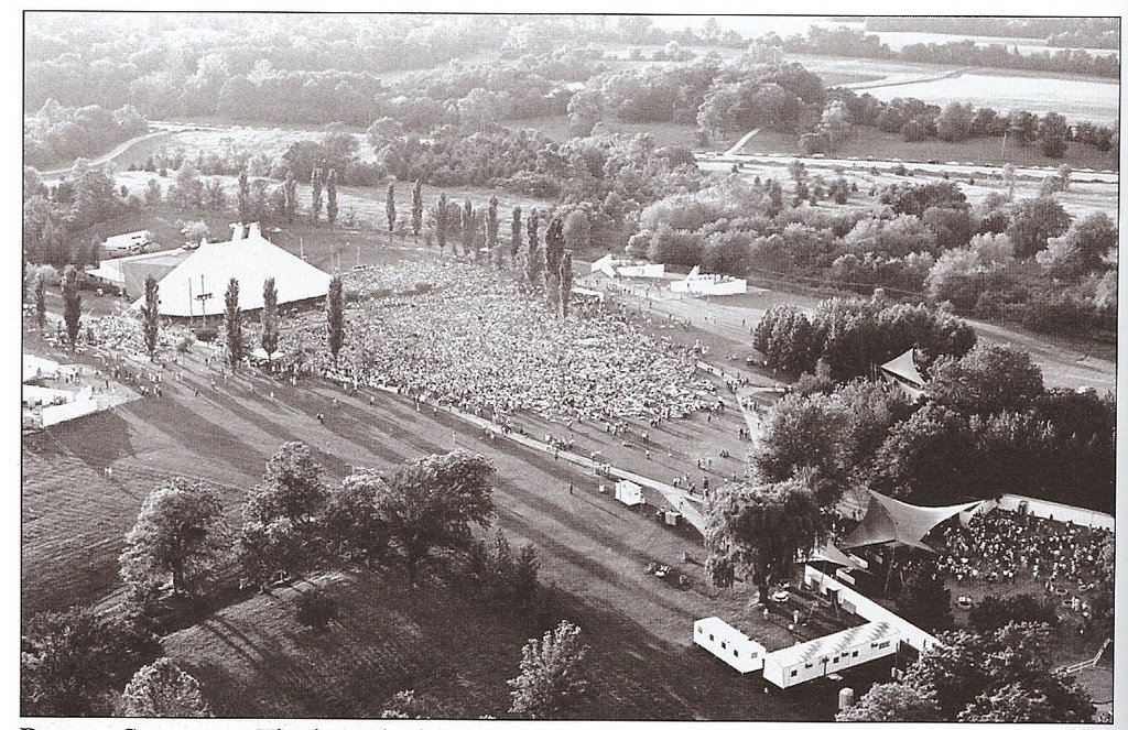 The Mississippi River Festival 1969-1980. This photograph was used to show a historical event that once took place on this site. This is NOT a Dave Rudloff photograph., Саут-Роксана