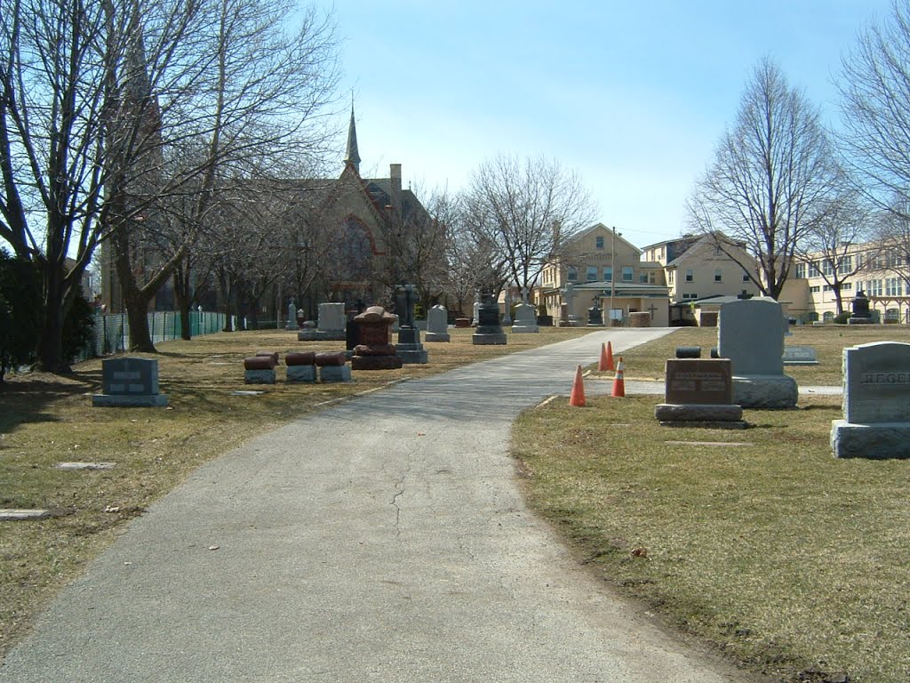 St. Peter Cemetery: Facing Toward Niles Center Rd., Скоки