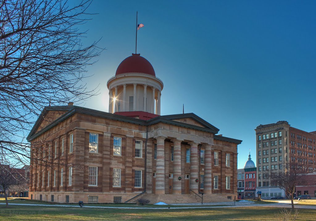 Old Illinois state capitol - Springfield, MO (backside), Спрингфилд