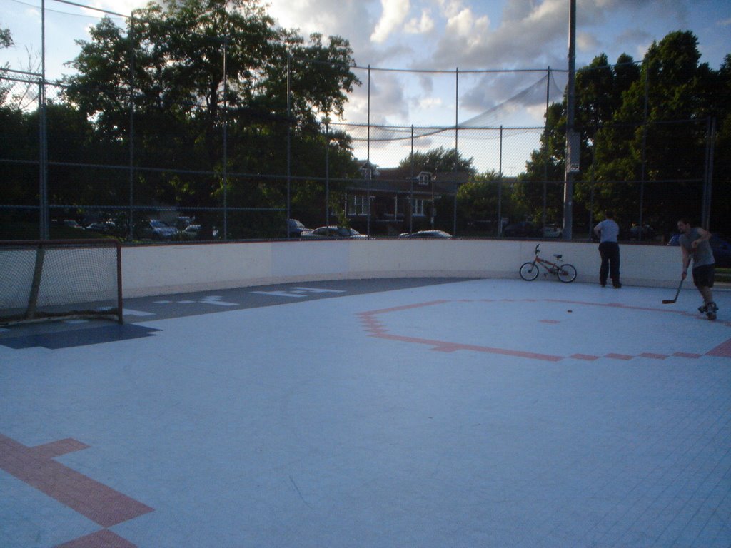 Hockey rink in Berwyn, IL, Стикни