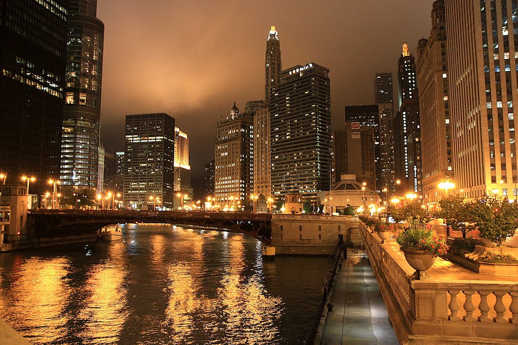 Chicago River., Чикаго
