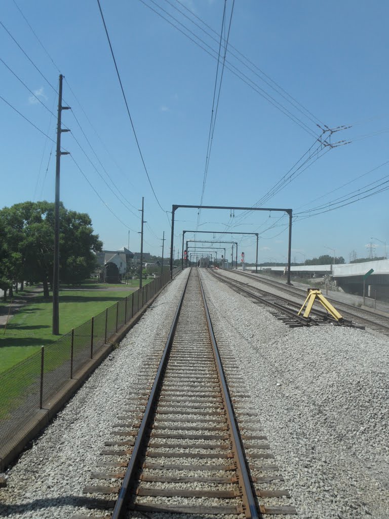 On the tracks of South Shore Line near Gary 1, Гари