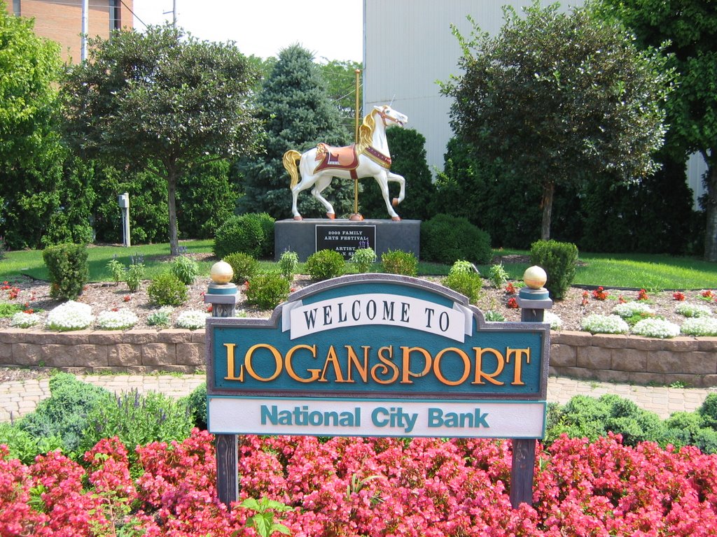 NCB Logansport Sign, Логанспорт