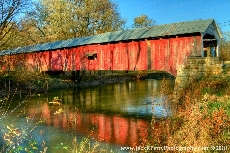 Roseville or Coxville Covered Bridge, Меридиан Хиллс