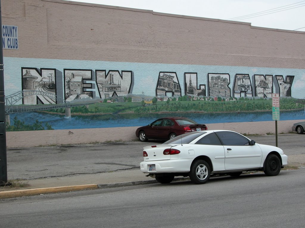 Outdoor Mural, 506 Pearl Street, New Albany, Indiana, Нью-Олбани