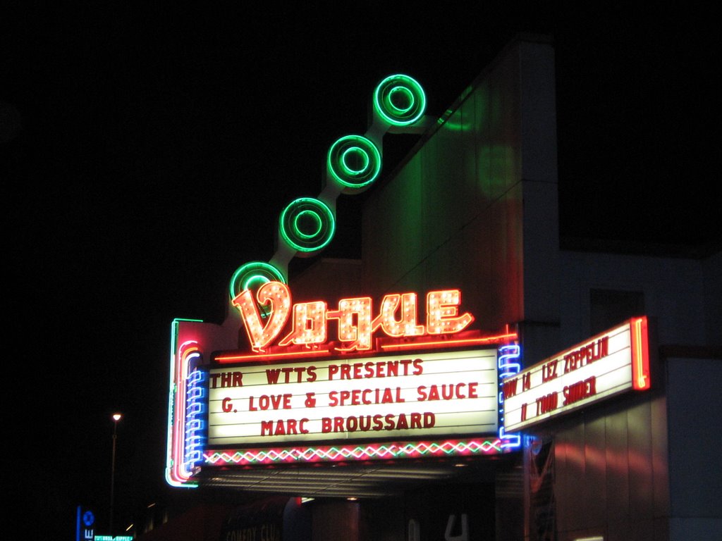 The Historic Vogue Theatre in Indianapolis Broad Ripple Cultural District., Равенсвуд