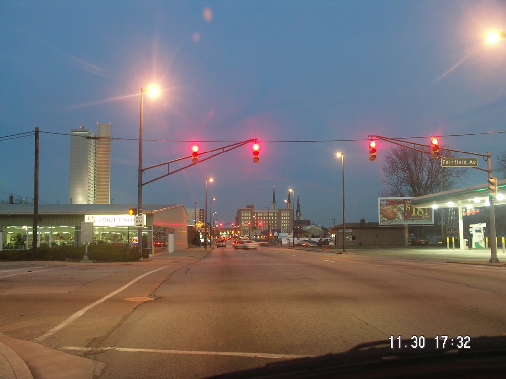 Fort Wayne - W. Jefferson Blvd & Fairfield Looking East, Форт Вэйн
