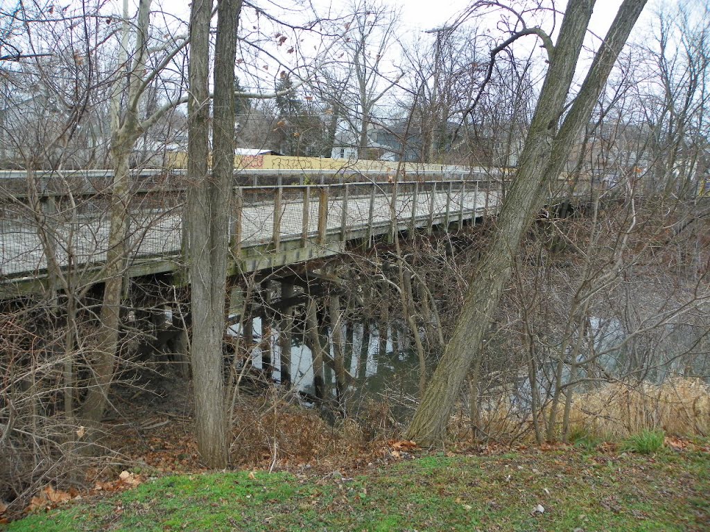 St Joseph River Greenway Bridge, former RR bridge, Форт Вэйн