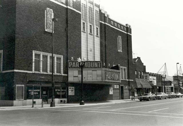 The old Paramount before demolition. Circa 1974, Хаммонд