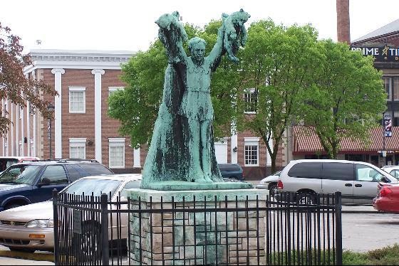 Charles Major Statue, Shelbyville, Shelby County, Indiana, Шелбивилл