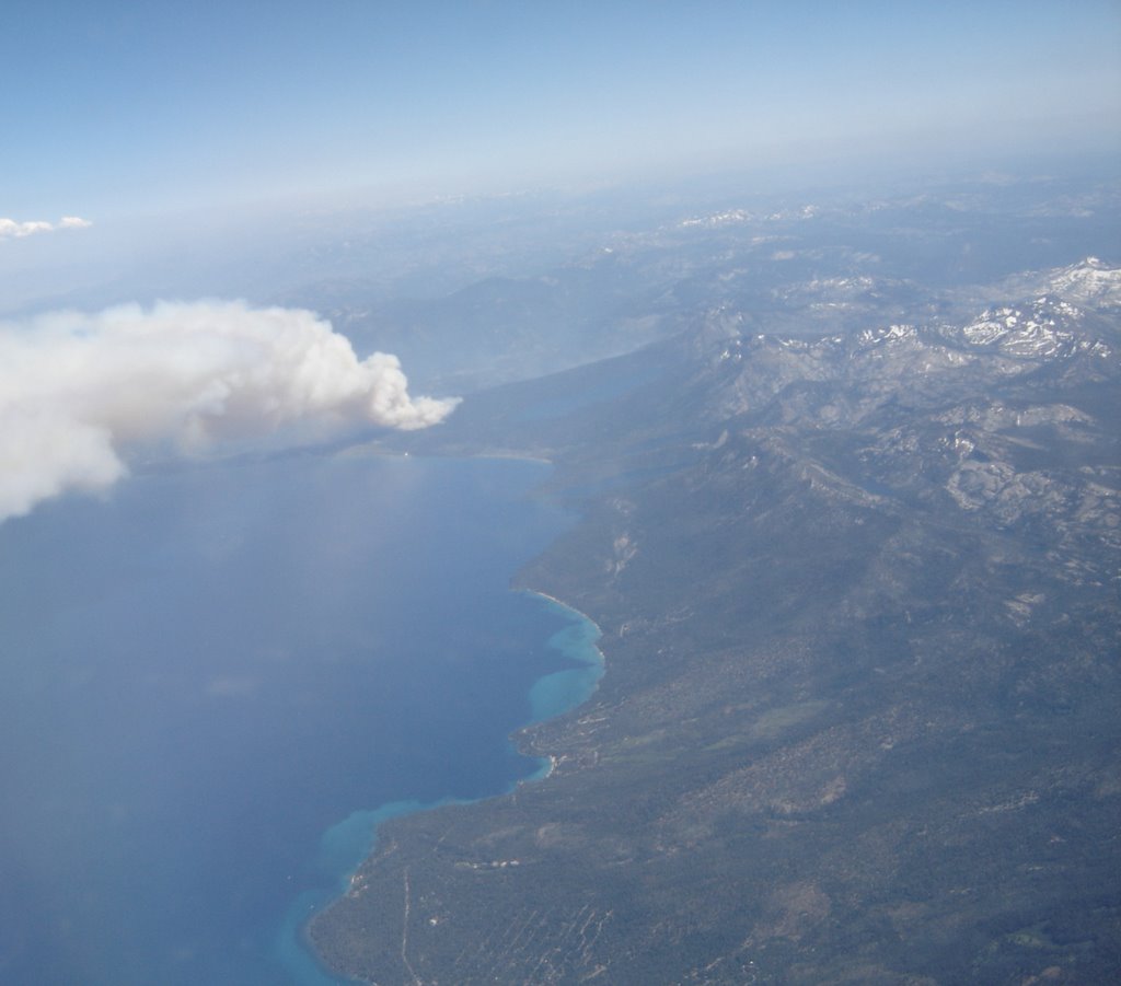 Lake Tahoe Forest Fire, California, Тахо