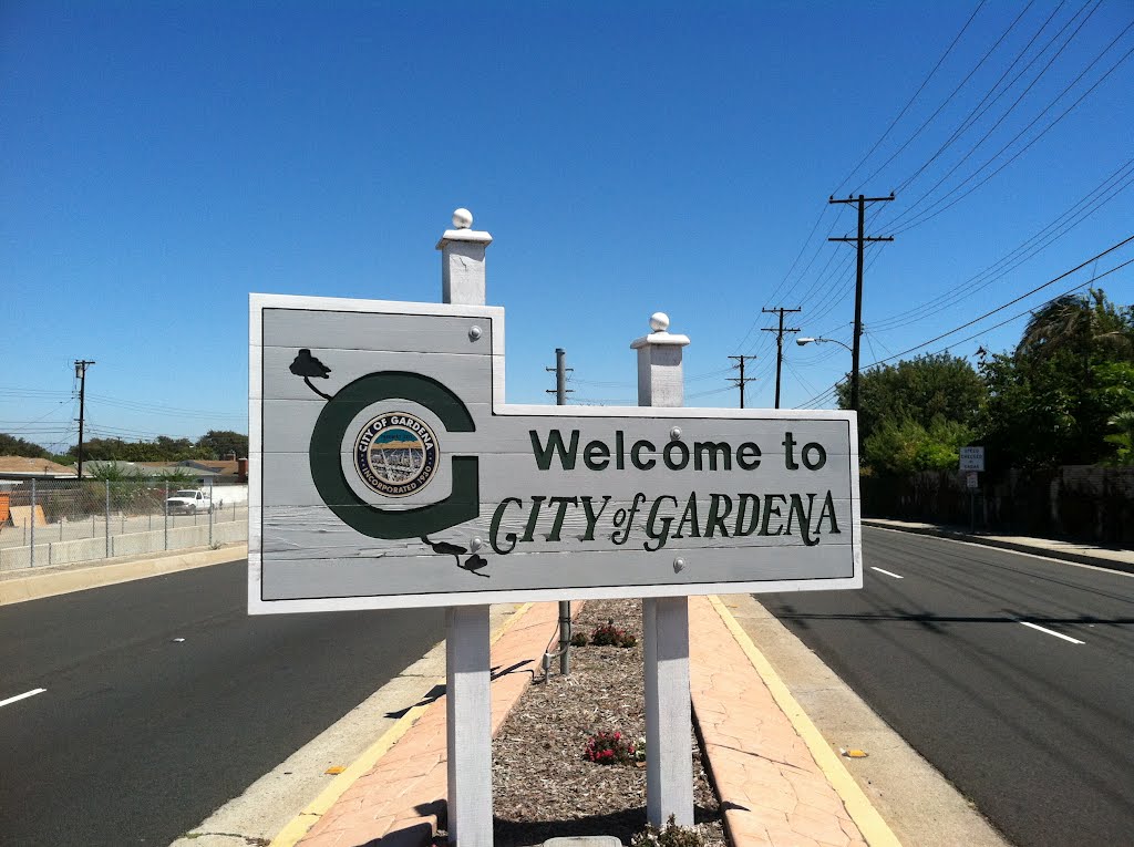Gardena City Sign, Алондра-Парк