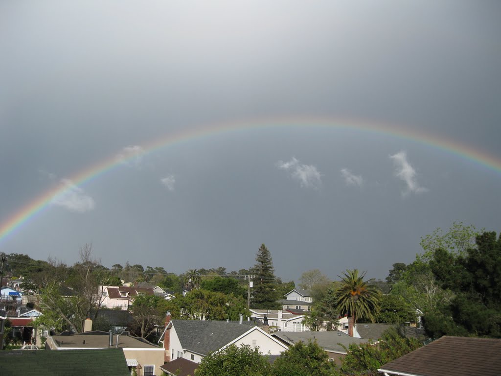 Rainbow over Burlingame from my deck, Барлингейм