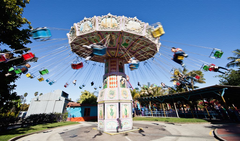 Carousel Ride - Knotts Berry Farm Theme Park, Буэна-Парк
