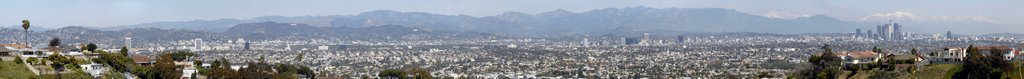 Los Angeles Panorama with Snow, Вью-Парк