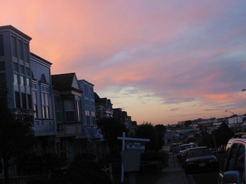 Sunset in daly city, California, Дейли-Сити