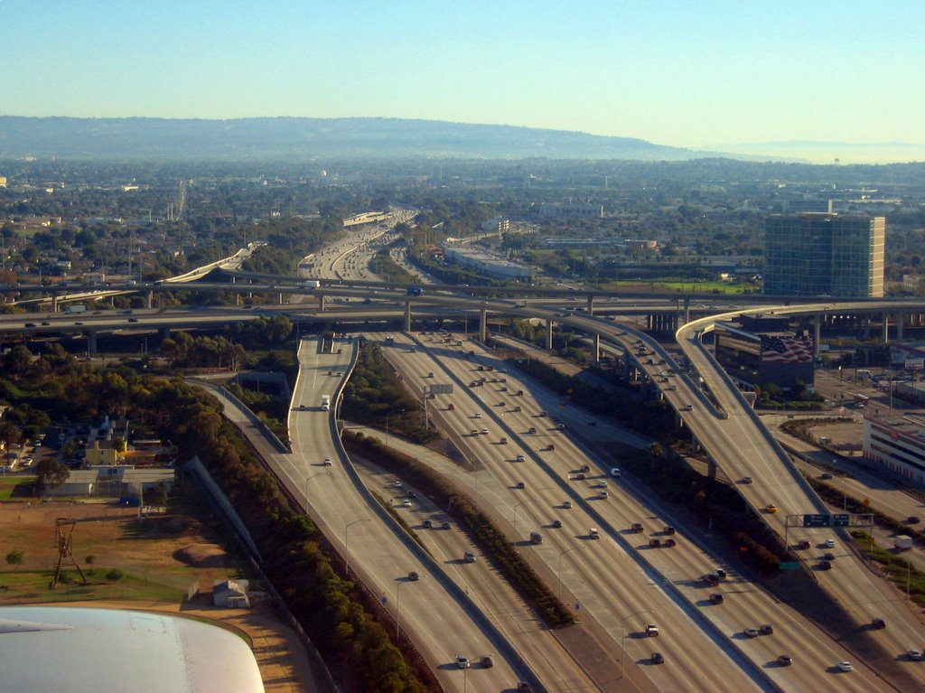 Los Angeles, San Diego Fwy (click for better resolution), Инглвуд
