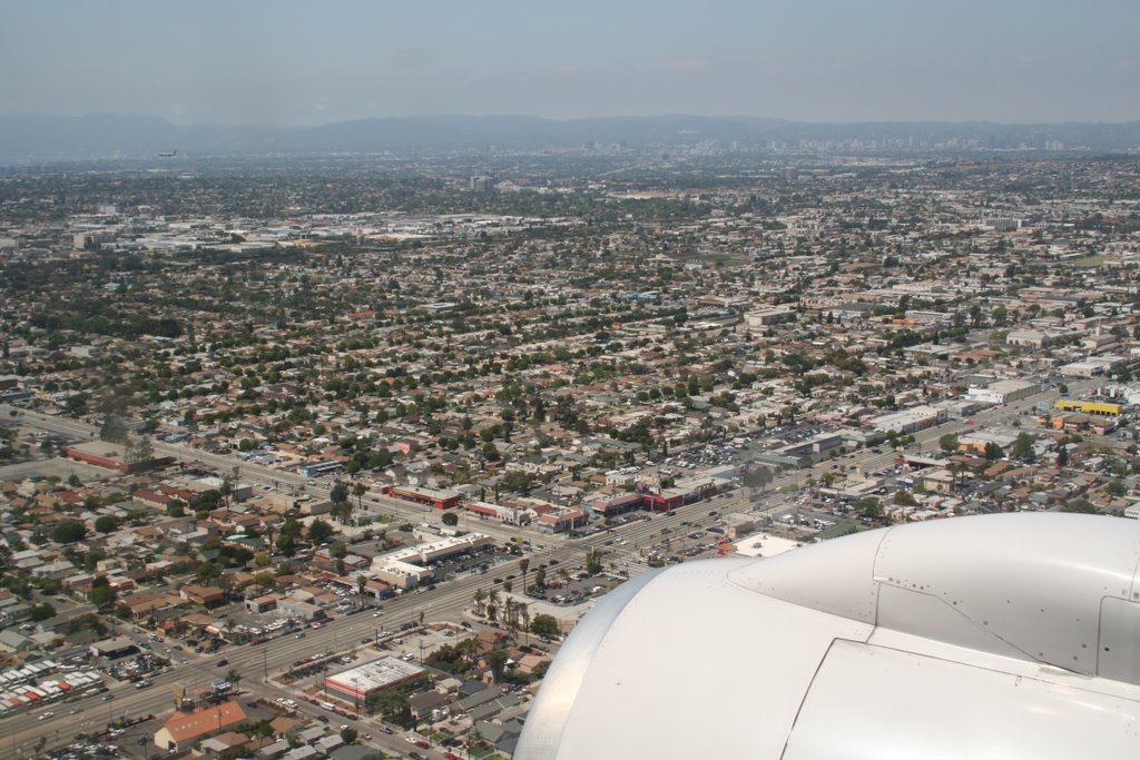 On final to LAX, Инглвуд